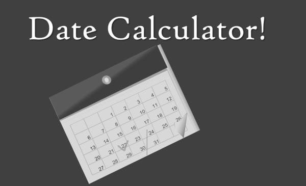 Date calculator image